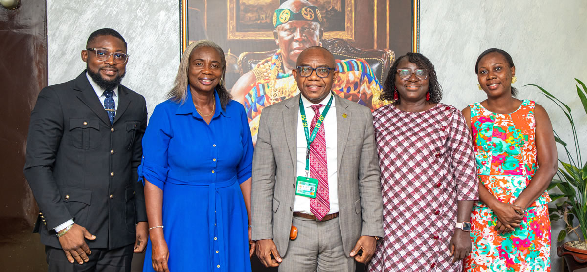 AFREhealth Pays Courtesy Call on KNUST Vice-Chancellor